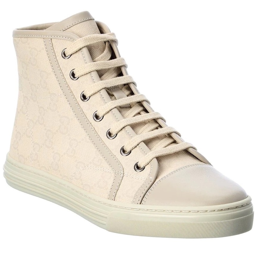 GUCCI ORIGINAL GG HIGH-TOP SNEAKERS- EU 37